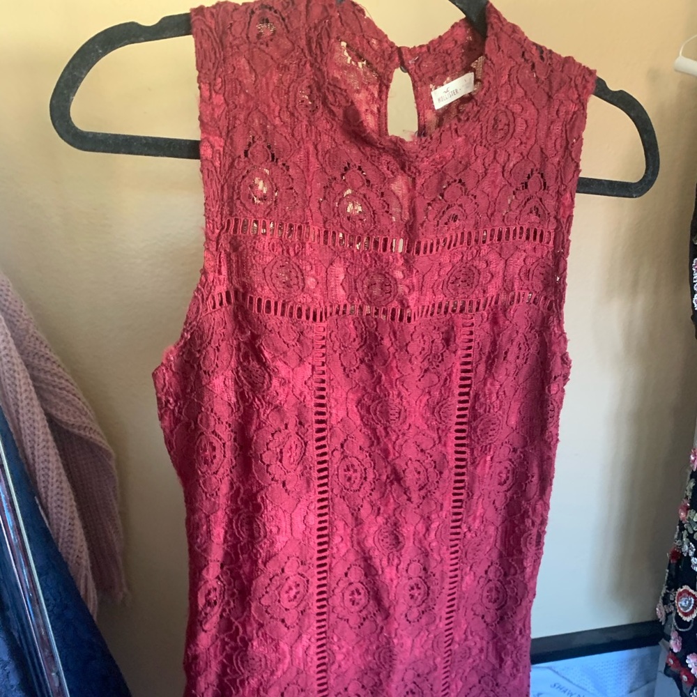 red dress